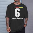 Germany Sauf Jersey Sergej Fährlich Sauf Legend T-Shirt Geschenke für Ihn