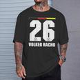 Germany Sauf Jersey Volker Racho Sauf Legend T-Shirt Geschenke für Ihn