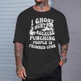 I Ghost Hunt Ghost Hunting Paranormal Researcher Ghosts T-Shirt Gifts for Him