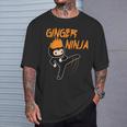 Ginger Ninja Warrior Ginga Red Hair T-Shirt Geschenke für Ihn