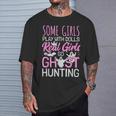 Girls Ghost Hunting Female Paranormal Investigator T-Shirt Gifts for Him