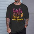 Girls On The Loose Tie Dye Girls Weekend Trip 2024 T-Shirt Gifts for Him