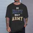 Go Navy Beat Army America's Game Sports Football Fan T-Shirt Gifts for Him