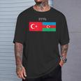 Göktürk Bozkurt Göktürkler Türkiye Azerbaijan Turkey T-Shirt Geschenke für Ihn