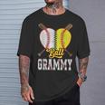 Grammy Of Both Ball Grammy Baseball Softball Pride T-Shirt Gifts for Him