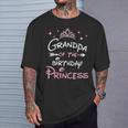 Grandpa Of The Birthday Princess Toddler Kid Girl Family T-Shirt Gifts for Him