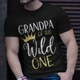 Grandpa Of The Wild One First Birthday Matching Family T-Shirt Gifts for Him