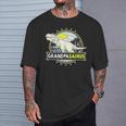 Grandpasaurus For Grandpa Fathers Day Trex Dinosaur T-Shirt Gifts for Him