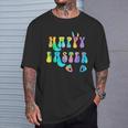 Groovy Bunny Tie Dye Happy Easter Cute Easter Day Rabbit T-Shirt Gifts for Him