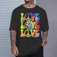 Groovy Tie Dye Love Retro 70'S Hippie Vintage 70S Costume T-Shirt Gifts for Him