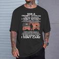 I Am A Grumpy Veteran I Served I Sacrificed Veteran Day T-Shirt Gifts for Him