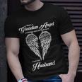 I Have A Guardian Angel In Heaven I Call Him Husband T-Shirt Gifts for Him