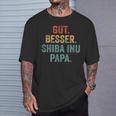 Gut Besser Shiba Inu Papa T-Shirt Geschenke für Ihn