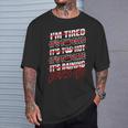 Gym Fitness Sports Workout Bodybuilding Motivation T-Shirt Gifts for Him