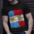 Half Argentinian Half Peruvian Flag Heritage Pride Roots T-Shirt Gifts for Him