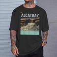 Hand-Drawn Alcatraz T-Shirt Geschenke für Ihn