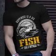 Happiness Is A Big Fish And A Witness Fisherman Fishing T-Shirt Gifts for Him