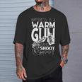 Happiness Is A Warm GunShooting Skills T T-Shirt Gifts for Him