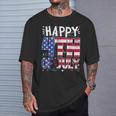 Happy 4Th Of July Patriotic American Us Flag 4Th Of July T-Shirt Gifts for Him