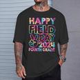 Happy Field Day 2024 Fourth Grade Field Trip Fun Day Tie Dye T-Shirt Gifts for Him