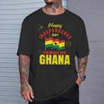 Happy Ghana Independence Day Ghanaian Ghana Flag T-Shirt Gifts for Him