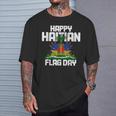 Happy Haitian Flag Day Haiti Flag Pride T-Shirt Gifts for Him