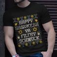 Happy Hanukkah Ya Filthy Schmuck Hanukkah Idea T-Shirt Gifts for Him