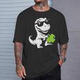 Happy St Pat-Rex Day St Patty's Day Dinosaur Monster Truck T-Shirt Gifts for Him