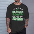 Happy St Patrick's Day And Yes It's My Birthday Cute Irish T-Shirt Gifts for Him