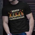 Happy Thanksgiving Autumn Gnomes With Harvest T-Shirt Gifts for Him