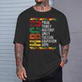 Hbcu Historic Pride Educated Black History Month Pride T-Shirt Gifts for Him