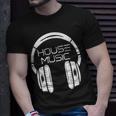 Headphones House Music T-Shirt Gifts for Him