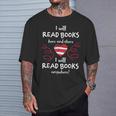 I Heart Books Book Lovers Readers Read More Books T-Shirt Gifts for Him