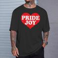 I Heart Pride Joy I Love Pride Joy Custom T-Shirt Gifts for Him