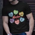Hearts Candy Valentines Day Real Estate Be My Client T-Shirt Gifts for Him