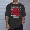 Heavy Equipment Operator Hot Driver T-Shirt Gifts for Him