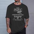 Heizungsbauer Papa For Birth Father's Day Idea T-Shirt Geschenke für Ihn