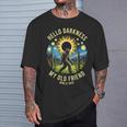 Hello Darkness My Old Friend Bigfoot Solar Eclipse 2024 T-Shirt Gifts for Him