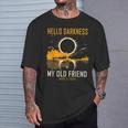 Hello Darkness My Old Friend Solar Eclipse April 8 2024 T-Shirt Gifts for Him