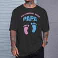 Herren Ich Werde Papa 2024 Werdenderater T-Shirt Geschenke für Ihn