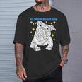 Herren Old English Bulldog Papa Herrchen Old English Bulldog T-Shirt Geschenke für Ihn