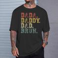 Herren Papa Papa Papa Bruh Lustigerater T-Shirt Geschenke für Ihn