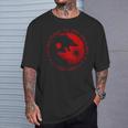 Hijos De Fenrir Skoll Y Hati Norse Wolf Rune Camiseta unisex Regalos para él