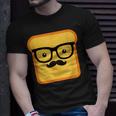 Hipster Loaf Of Bread Cartoon & Trendy Chef T-Shirt Gifts for Him