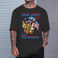 Hot Dog I'm Just Here For The Wieners 4Th Of July Women T-Shirt Gifts for Him
