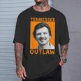 Hot Morgan Tennessee Outlaw Orange Shot April 2024 T-Shirt Gifts for Him