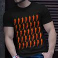 Hot Repeating Chili Pepper Pattern For Spicy Food Lover T-Shirt Gifts for Him