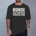 Hundeweil Menschen Scheisse Sind T-Shirt Geschenke für Ihn