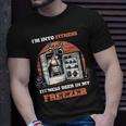 Hunting I'm Into Fitness Deer Freezer Hunter Dad T-Shirt Gifts for Him