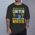 Ich Bin Im Gartenarbeit Hobbygärtner Gärtner Schwarz T-Shirt Geschenke für Ihn